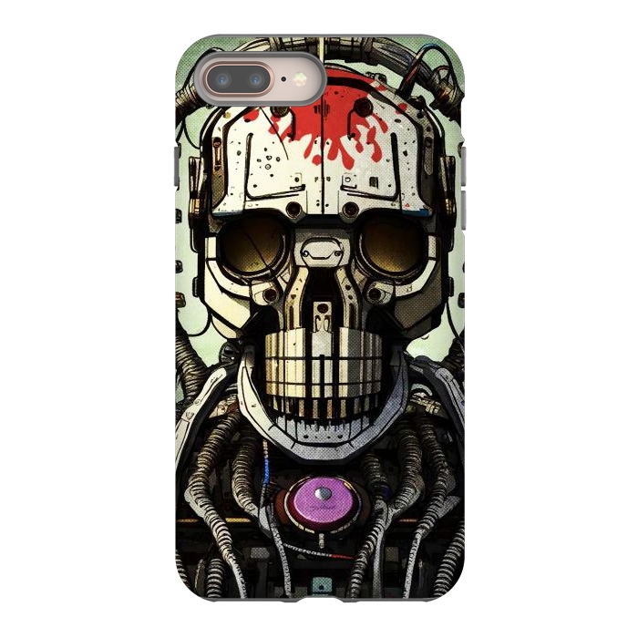 iPhone 7 plus StrongFit metal skull by Manuvila