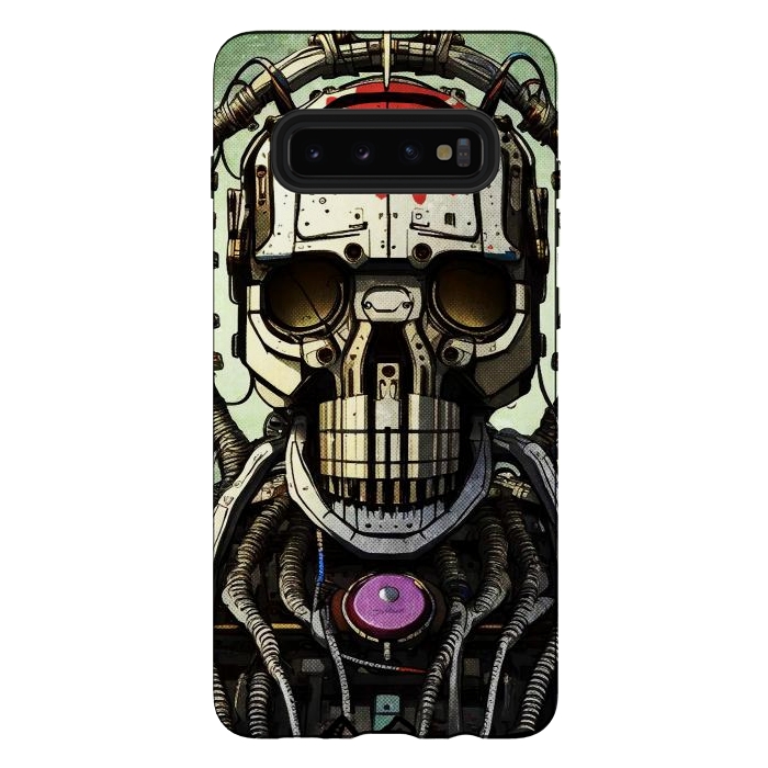 Galaxy S10 plus StrongFit metal skull by Manuvila