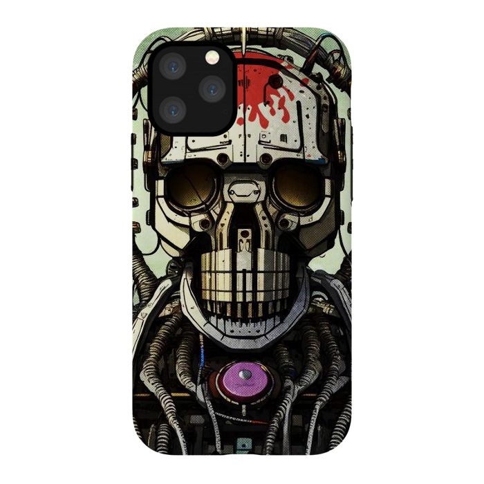 iPhone 11 Pro StrongFit metal skull by Manuvila