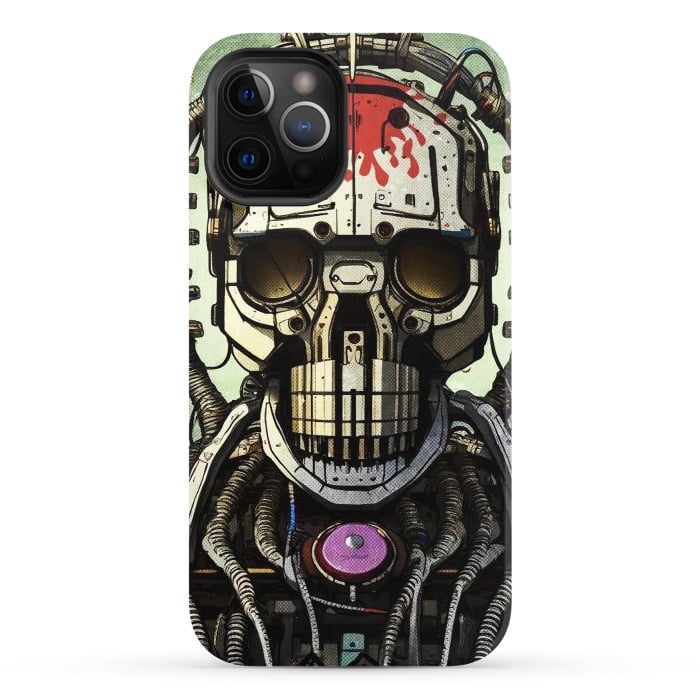 iPhone 12 Pro StrongFit metal skull by Manuvila