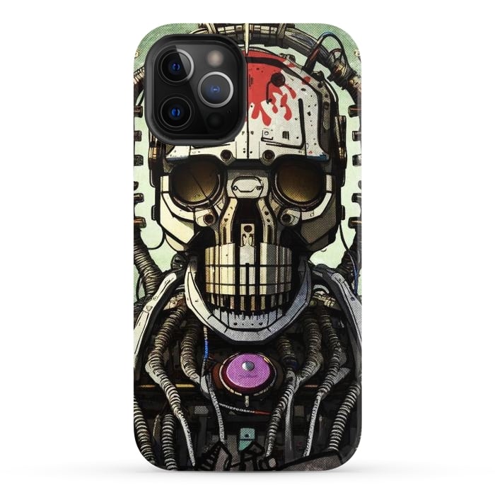 iPhone 12 Pro Max StrongFit metal skull by Manuvila