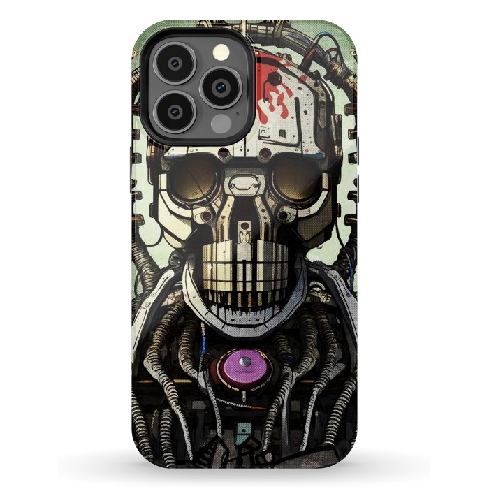 iPhone 13 Pro Max StrongFit metal skull by Manuvila