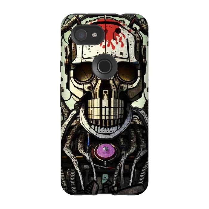 Pixel 3A StrongFit metal skull by Manuvila