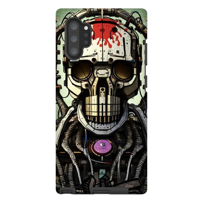 Galaxy Note 10 plus StrongFit metal skull by Manuvila