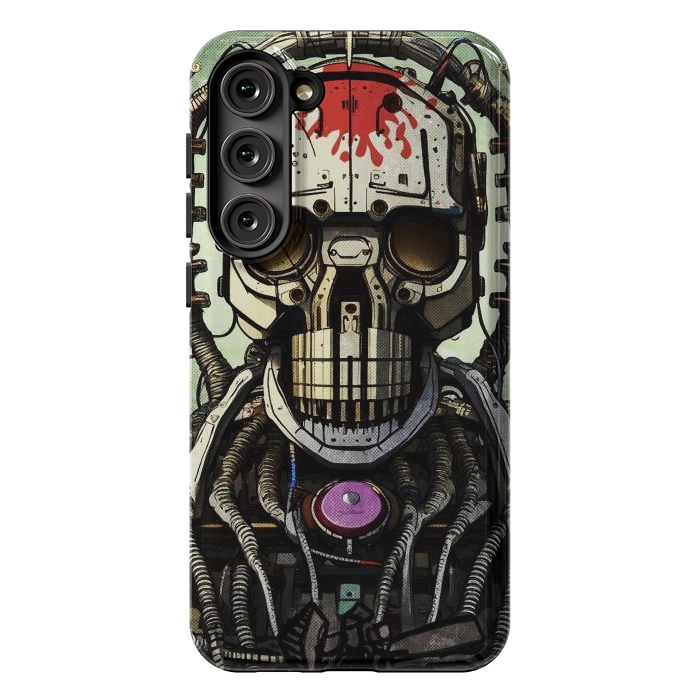 Galaxy S23 Plus StrongFit metal skull by Manuvila