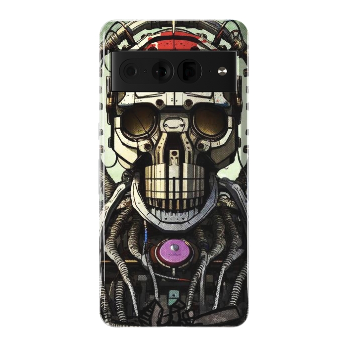 Pixel 7 Pro StrongFit metal skull by Manuvila