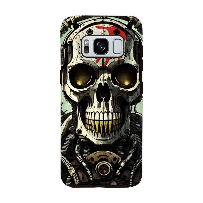 Galaxy S8 StrongFit Metal skull2 by Manuvila
