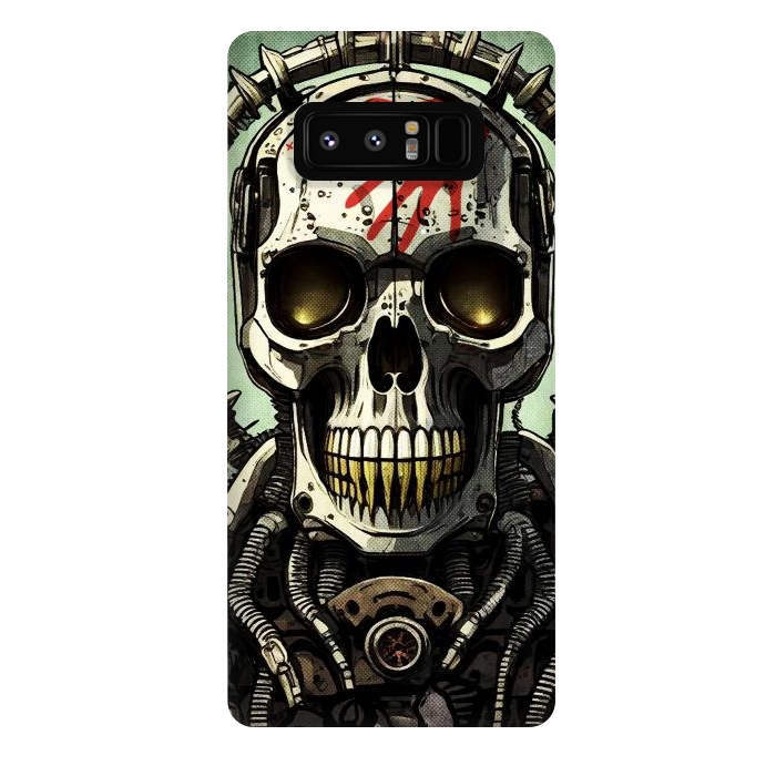 Galaxy Note 8 StrongFit Metal skull2 by Manuvila