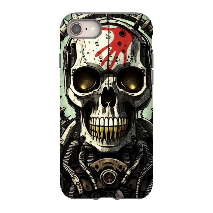 iPhone 8 StrongFit Metal skull2 by Manuvila