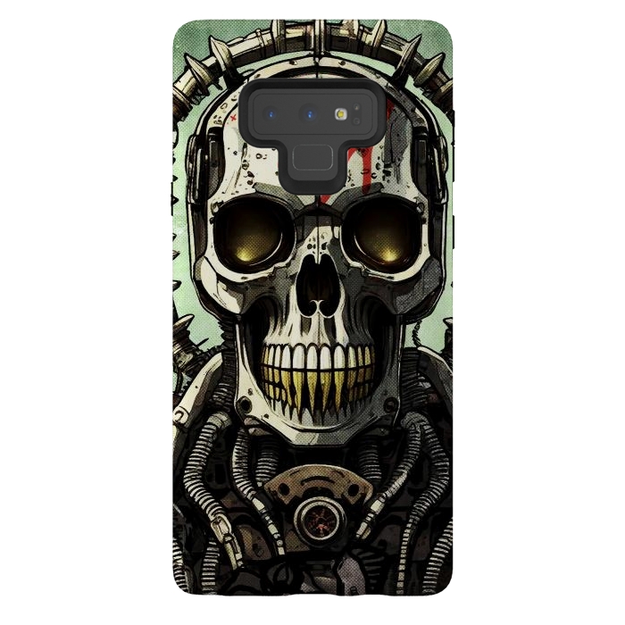 Galaxy Note 9 StrongFit Metal skull2 by Manuvila