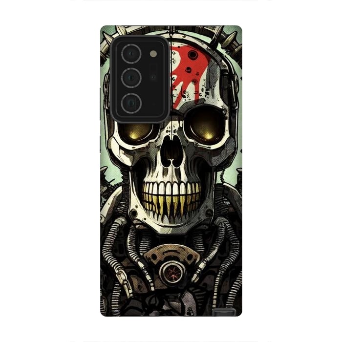 Galaxy Note 20 Ultra StrongFit Metal skull2 by Manuvila