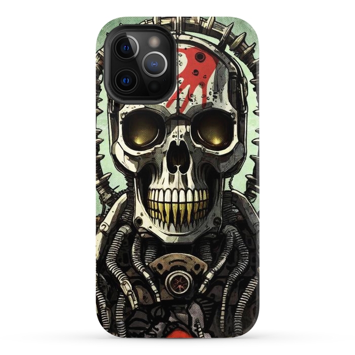 iPhone 12 Pro Max StrongFit Metal skull2 by Manuvila