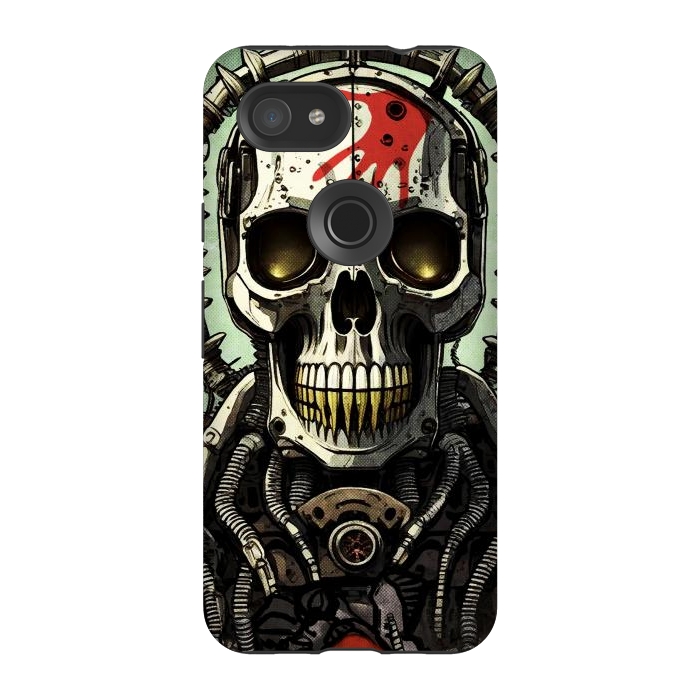 Pixel 3A StrongFit Metal skull2 by Manuvila