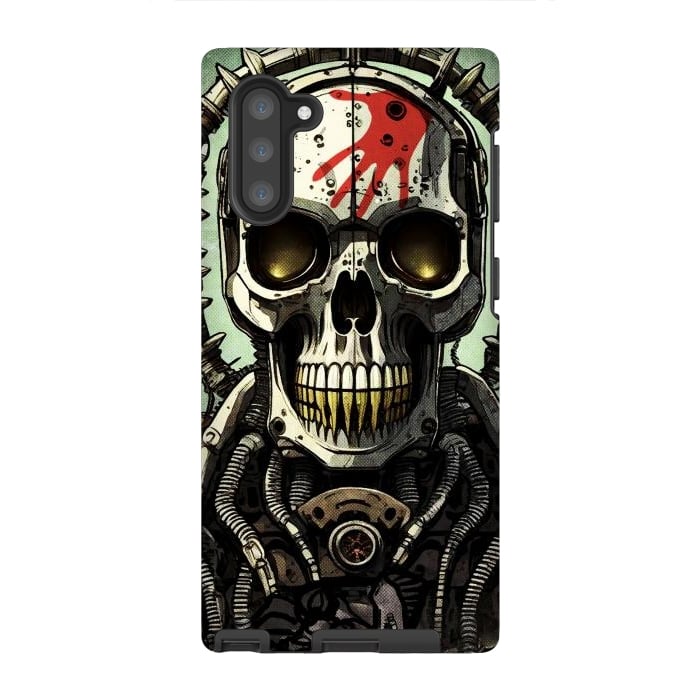 Galaxy Note 10 StrongFit Metal skull2 by Manuvila