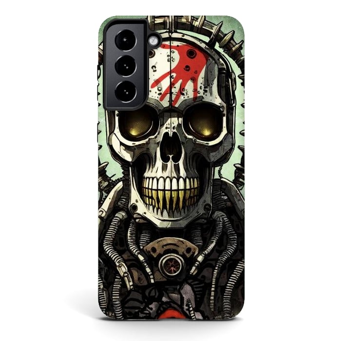 Galaxy S21 plus StrongFit Metal skull2 by Manuvila