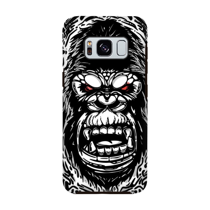 Galaxy S8 StrongFit Gorilla face by Manuvila