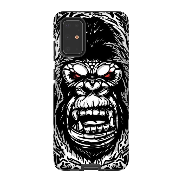 Galaxy S20 Plus StrongFit Gorilla face by Manuvila