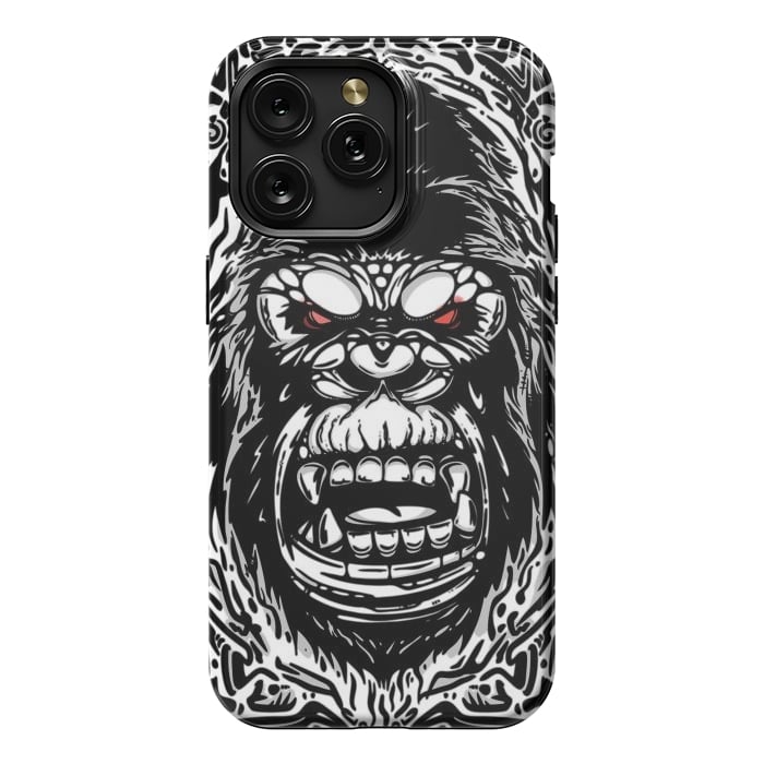 iPhone 15 Pro Max StrongFit Gorilla face by Manuvila