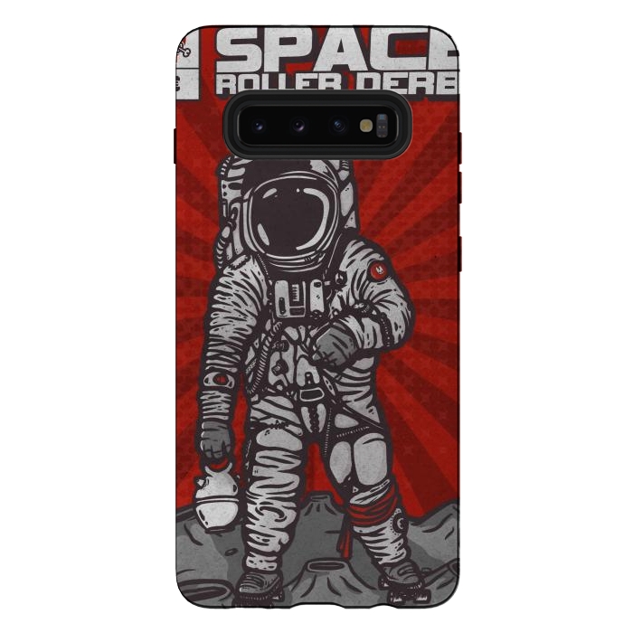 Galaxy S10 plus StrongFit Space roller derby by Manuvila