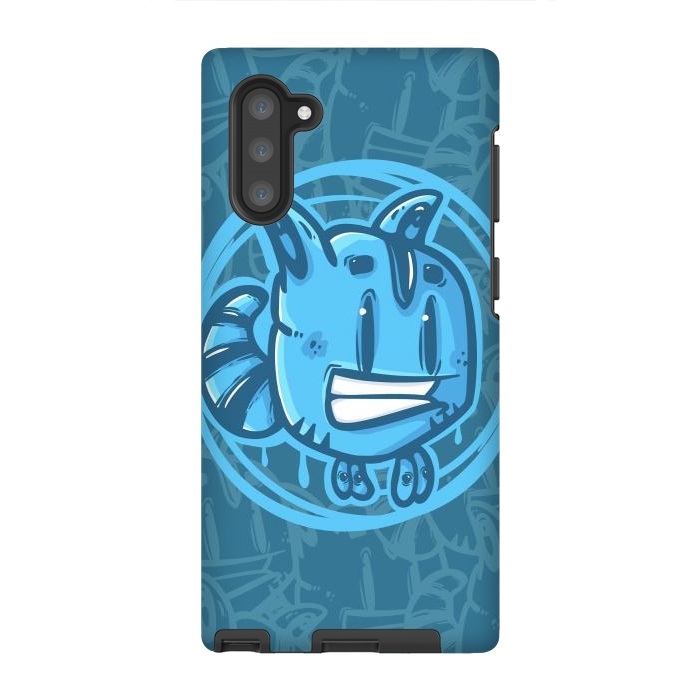 Galaxy Note 10 StrongFit Blue pet by Manuvila