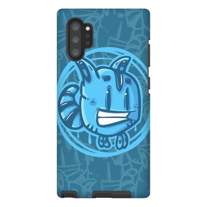 Galaxy Note 10 plus StrongFit Blue pet by Manuvila
