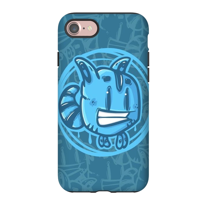 iPhone 7 StrongFit Blue pet by Manuvila