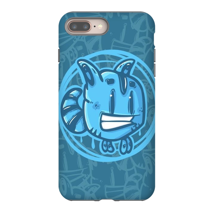 iPhone 7 plus StrongFit Blue pet by Manuvila