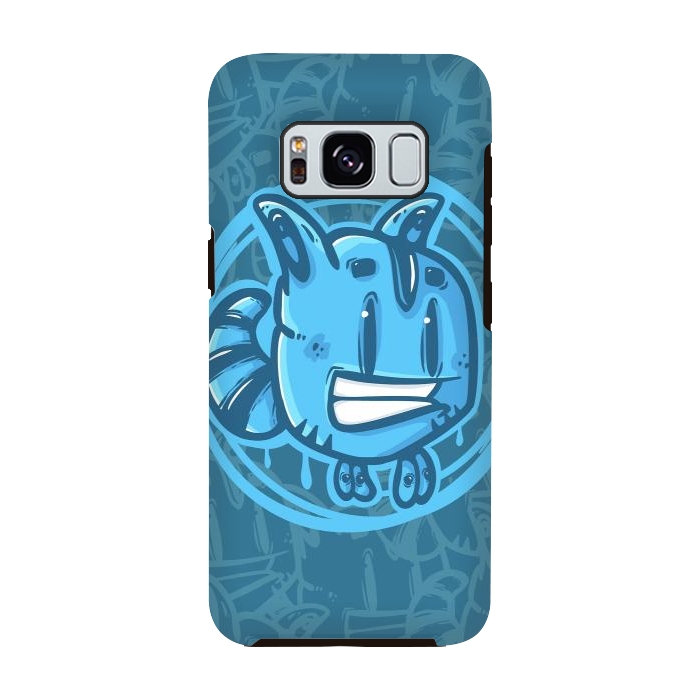 Galaxy S8 StrongFit Blue pet by Manuvila