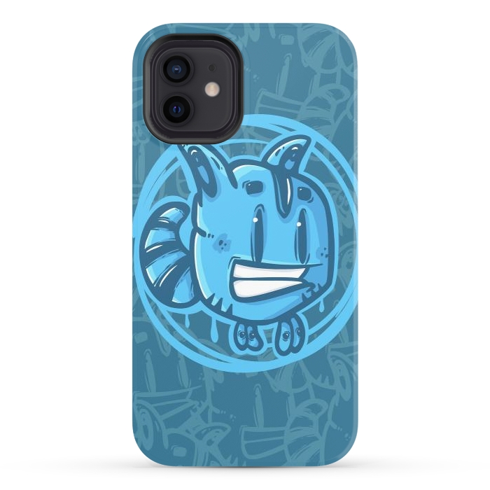 iPhone 12 StrongFit Blue pet by Manuvila