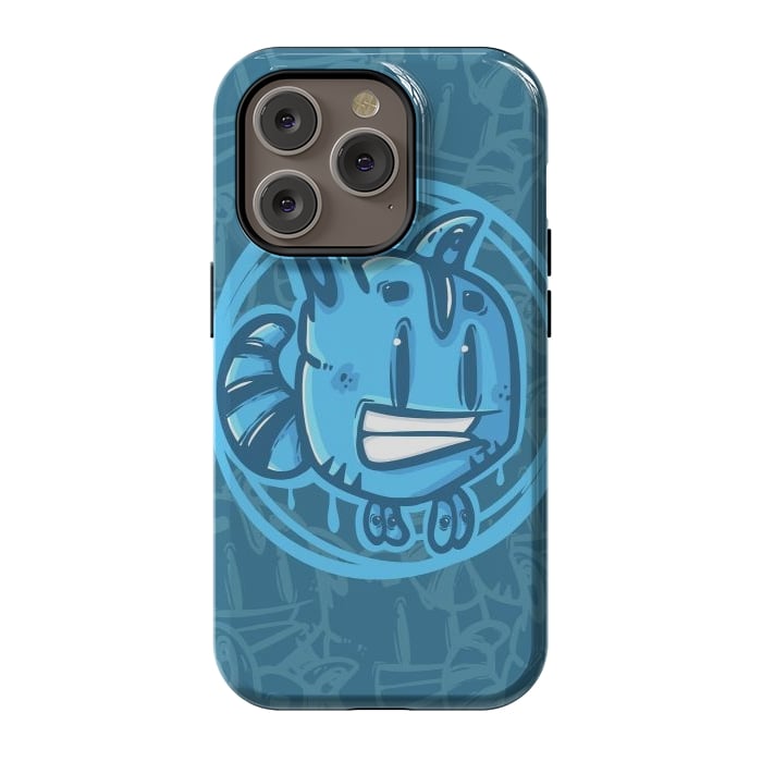 iPhone 14 Pro StrongFit Blue pet by Manuvila