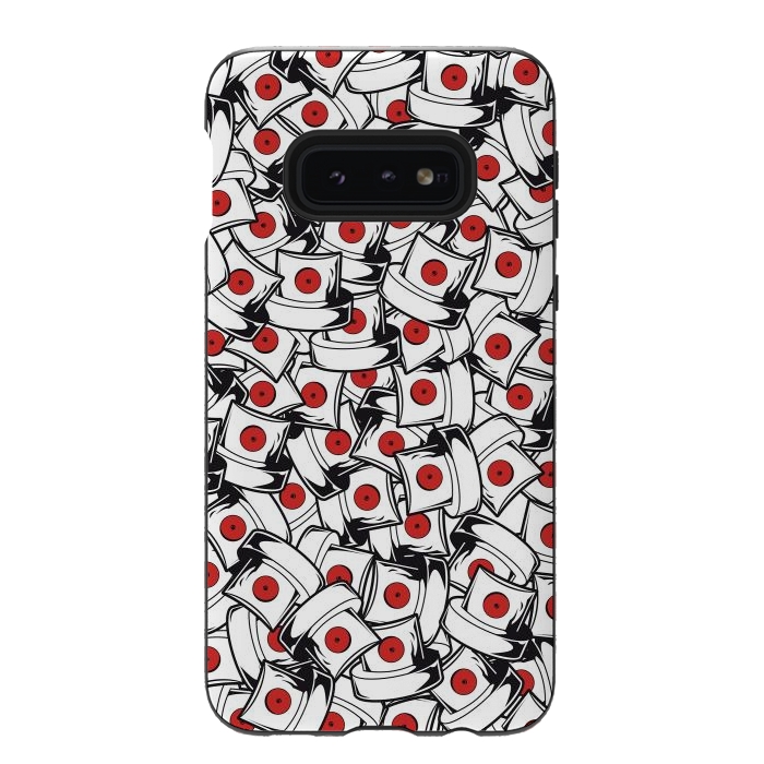 Galaxy S10e StrongFit red fat cap by Manuvila