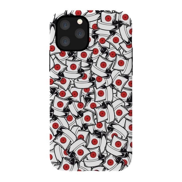 iPhone 11 Pro StrongFit red fat cap by Manuvila
