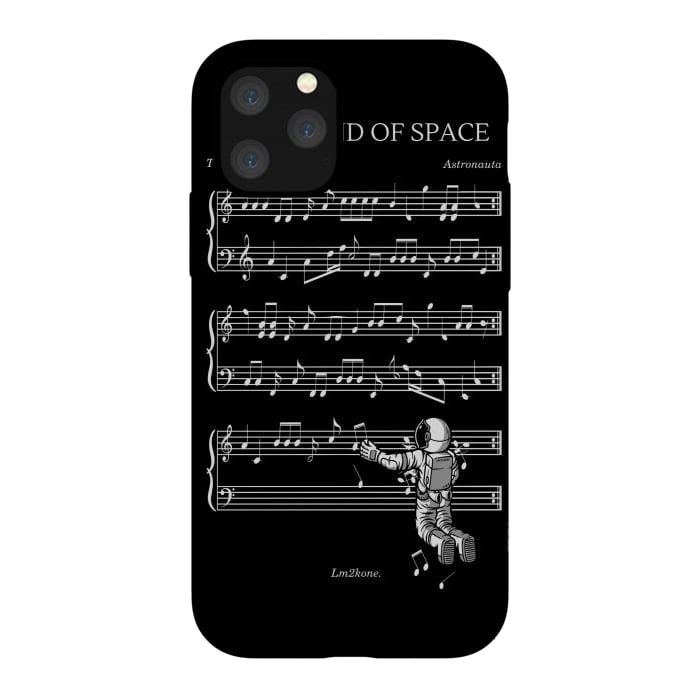 iPhone 11 Pro StrongFit The Sound of Space - (Black version) by LM2Kone