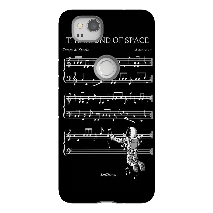 Pixel 2 StrongFit The Sound of Space - (Black version) by LM2Kone