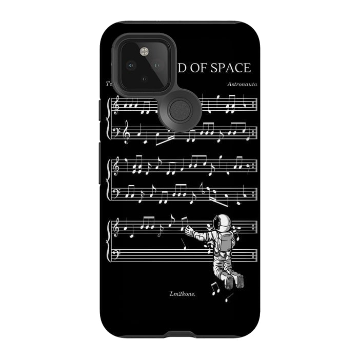 Pixel 5 StrongFit The Sound of Space - (Black version) by LM2Kone