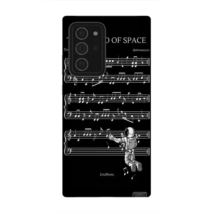 Galaxy Note 20 Ultra StrongFit The Sound of Space - (Black version) by LM2Kone