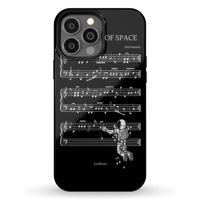 iPhone 13 Pro Max StrongFit The Sound of Space - (Black version) by LM2Kone