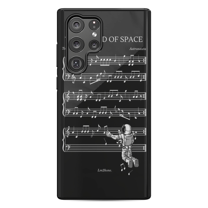 Galaxy S22 Ultra StrongFit The Sound of Space - (Black version) by LM2Kone