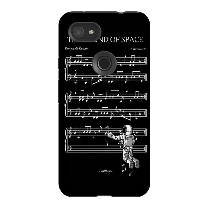 Pixel 3AXL StrongFit The Sound of Space - (Black version) by LM2Kone