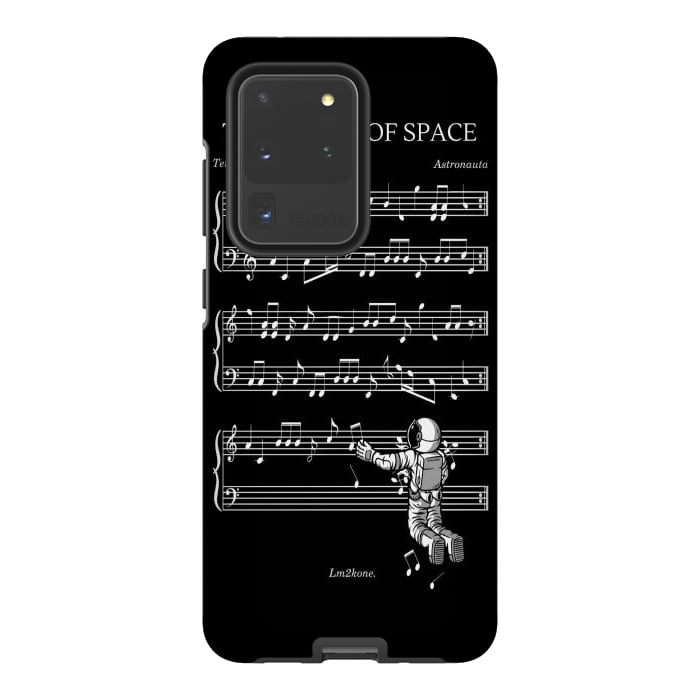 Galaxy S20 Ultra StrongFit The Sound of Space - (Black version) by LM2Kone