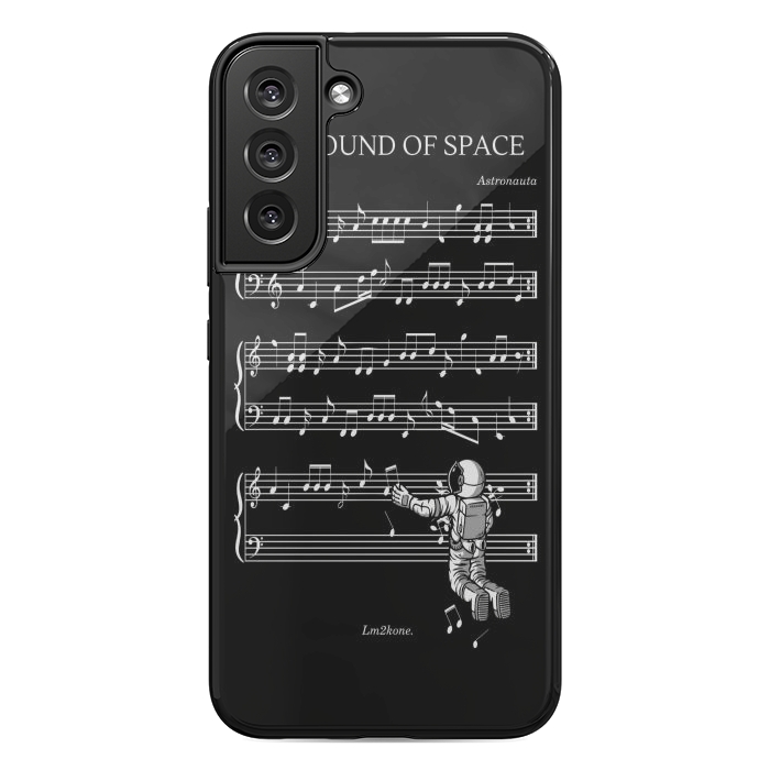 Galaxy S22 plus StrongFit The Sound of Space - (Black version) by LM2Kone