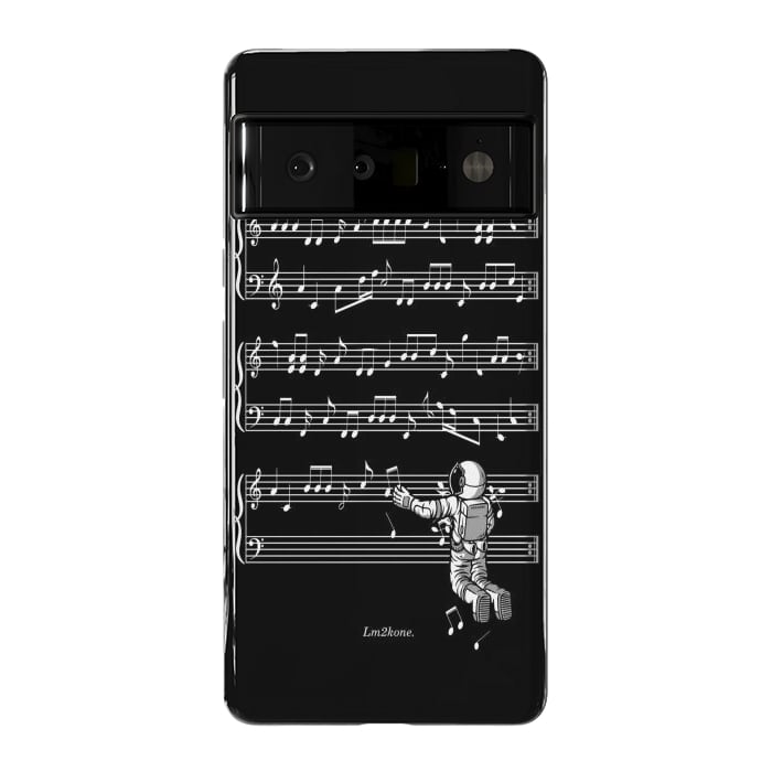 Pixel 6 Pro StrongFit The Sound of Space - (Black version) by LM2Kone