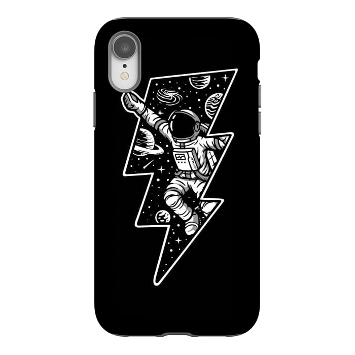 iPhone Xr StrongFit Power Spaceman by LM2Kone