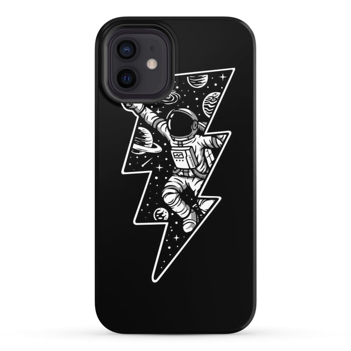 iPhone 12 StrongFit Power Spaceman by LM2Kone