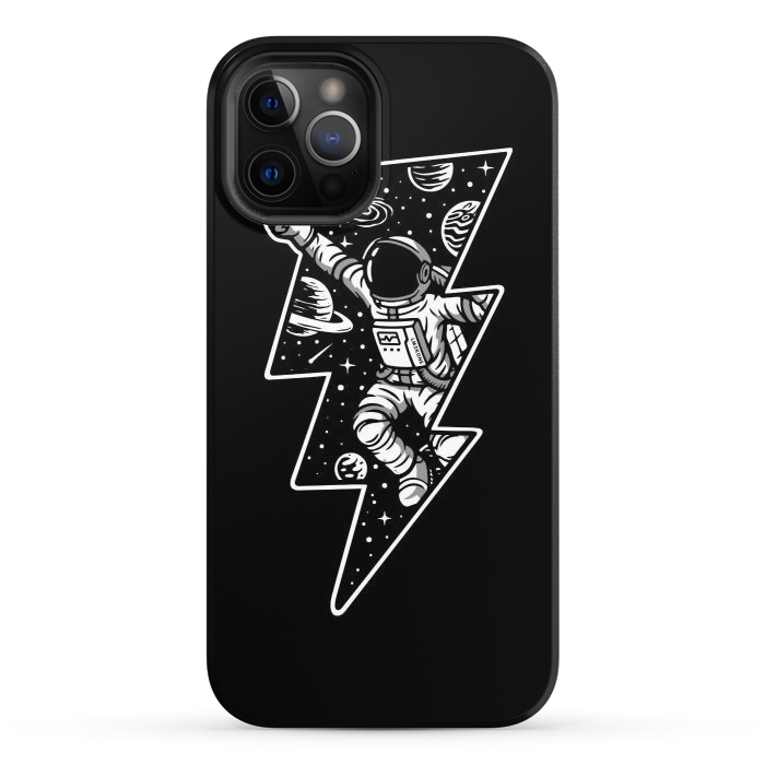 iPhone 12 Pro StrongFit Power Spaceman by LM2Kone