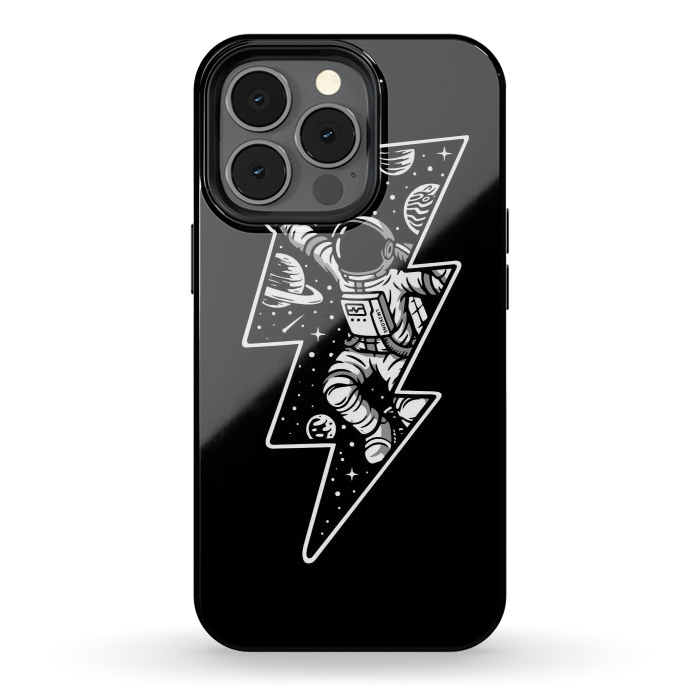 iPhone 13 pro StrongFit Power Spaceman by LM2Kone