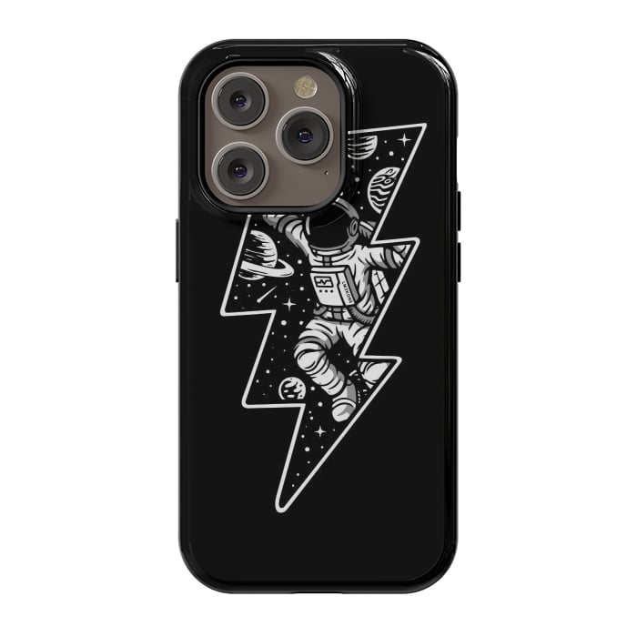 iPhone 14 Pro StrongFit Power Spaceman by LM2Kone