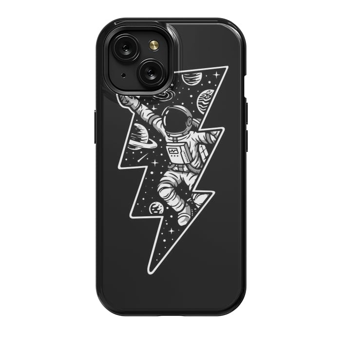 iPhone 15 StrongFit Power Spaceman by LM2Kone
