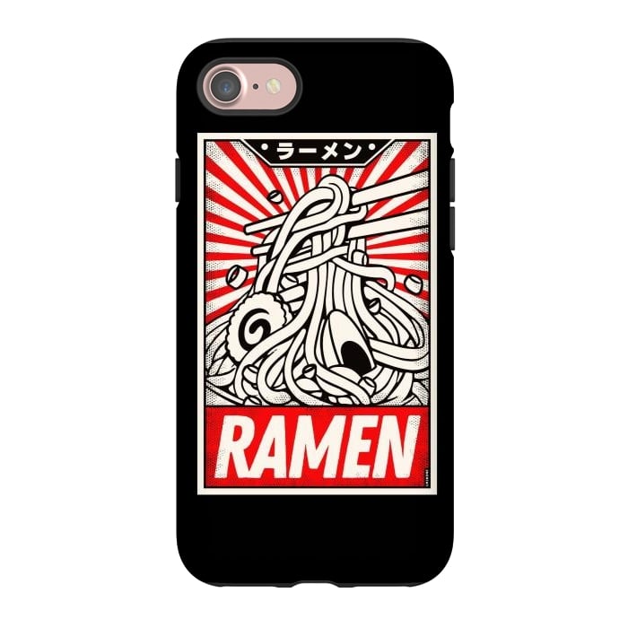 iPhone 7 StrongFit Retro Ramen Vintage Poster by LM2Kone