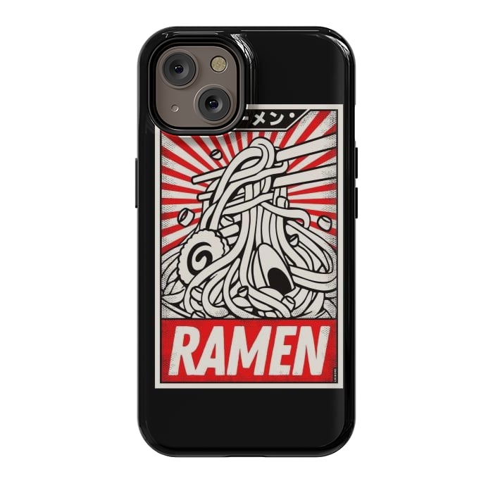 iPhone 14 StrongFit Retro Ramen Vintage Poster by LM2Kone